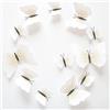 FuninCrea 12 Adesivi da Parete 3D a Forma di Farfalla, Impermeabili per Frigorifero Magnetici con Nastro Adesivo, Motivo Farfalla per Camera da Letto Decorazione (Bianco)