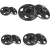 Lahviuu Bottoni Automatici,140 sets Acciaio Inossidabile Bottoni a Pressione Chiusura a Scatto Button Press,per Borsa Abiti Forniture Cucito Artigianato Fai da Te(8,5 mm, 10 mm, 12 mm, 16 mm) nero