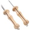 KIMISS Punch Needle Oxfor Punch Needle 2Pcs Punch Needle Kit da Ricamo Manico in Legno Ago per Filati Fai da Te Strumenti per Maglieria Fatti a Mano