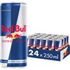Red Bull Energy Drink 24 lattine 250 ml - Ideale per bar hotel pasticceria