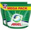 Ariel Detersivo Pods All-in-1, 98 lavaggi (2 x 49) universale, profumo fresco e purezza brillante
