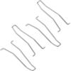 Zerodeko Molle di Ricambio per Tagliaunghie in Acciaio Inox 4 Pezzi, Accessori per Pinza Manicure e Pedicure, Sostituzione per Strumenti Cura Piedi Compatta e Resistente