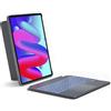 Inateck Custodia per tastiera compatibile con iPad Air 13 pollici (2024), iPad Pro 12,9 pollici 6/5/4/3 Gen, supporto verticale/orizzontale, touchpad rimovibile con retroilluminazione a 7 colori,