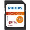Philips Ultra Speed SDXC Card 128 GB UHS-I U1,velocità di lettura fino a 80 MB/s,V10,scheda di memoria per fotocamere,tablet,PC,lettore di schede,video Full HD
