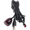 KIMISS Cavo USB Ricevitore IR Multiuso, Prolunga per Telecomando a Infrarossi con Gamma Ad Alta Frequenza, Adatto per Set Top Box Domestici e Alberghieri, Cavo USB per