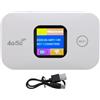 BONKZEBU 4G 5G Hotspot Mobile WiFi Portatile con Batteria da 2100 MAh e Display a LED Fino a 300 Mbps per Home Office da Viaggio in Campeggio
