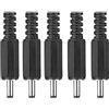Garsent 5 pz DC spina di alimentazione, 1,3 mm x 3,5 mm maschio DC presa jack coassiale DC connettore adattatore.