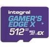 Integral Scheda Micro SD Express Edge X da 512 GB per Nintendo Switch 2, fino a 890 MB/s in lettura, 810 MB/s in scrittura, video 4K, A2, NVMe PCIe, giochi ad alta velocità, riduzione dei tempi di