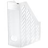 Han - Portariviste con etichetta linea Brillant, formato XXL A4-C4, 115 x 248 x 145/320 mm, Traslucido / chiaro