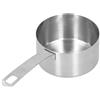 Nikou Set di misurini in acciaio inox 304, include 1/3 tazza e 1/4 tazza, cucchiai dosatori da cucina con scala, accories da cucina, design
