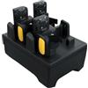 Zebra CRD-RS51-4SCHG-01 carica batterie Batteria del lettore di codici a barre dC [CRD-RS51-4SCHG-01]