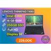 Lenovo Pc Portatile LENOVO THINKPAD T490 i5-8365U 16 GB Ram 256 GBSSD GB Ricondizionato