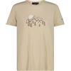 CMP Donna T-Shirt Maglietta, Cream Mel, S