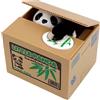 Salvadanaio Elettronico Automatico Panda Gatto Ruba e Mangia Monete Giocattolo