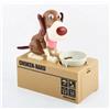Salvadanaio Elettronico Cane Cagnolino Mangia Ruba Monete a Batteria Automatico