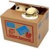 Salvadanaio Elettronico Automatico Panda Gatto Ruba e Mangia Monete Giocattolo