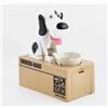 Salvadanaio Elettronico Cane Cagnolino Mangia Ruba Monete a Batteria Automatico