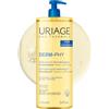 Uriage Derm-Phy, olio doccia da 1 l, detergente viso e corpo, pelle secca e sensibile, deterge, nutre, previene la secchezza, 25% glicerina e agenti extra ricchi, pH fisiologico, senza sapone