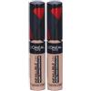 L'Oréal Paris Infaillible 24h More Than Concealer, Correttore liquido a lunga tenuta, 331 Cafe Au Lait 2x33 g