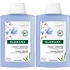 Klorane Shampoo al Lino BIO 200ml - Volume per capelli sottili 2x200 ml