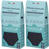 Mooncup Mutanda Mestruale Vita Alta Colore Nero Taglia M 2x1 St