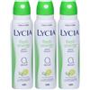 Lycia Spray Fresh Energy 3x150 ml Deodorante