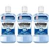 Listerin Total Care Tartar Protect al gusto di Menta Artica con 6 benefici in 1 3x500 ml