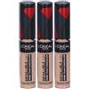 L'Oréal Paris Infaillible 24h More Than Concealer, Correttore liquido a lunga tenuta, 331 Cafe Au Lait 3x33 g