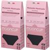 Mooncup Mutanda Mestruale Vita Bassa Colore Nero Taglia S 2x1 St