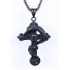 FREELANCE JW COLLANA UOMO DRAGON CROSS - NERO