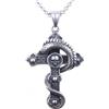 FREELANCE JW COLLANA UOMO DRAGON CROSS - OSSIDATO