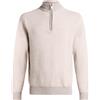 DORIANI - Maglia con zip - Tortora