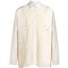 MAISON MARGIELA - Camicia a righe - Avorio