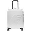 K-Way Trolley Cabina Eudoxie, Bianco, 100% Policarbonato, 55x38x22 cm, 39L, 4 Ruote Spinner, Chiusura TSA