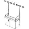Vonyx DB3L Lightbridge for DB3 2,7m+bag