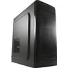 LC-Power 7034B, Midi Tower, PC, nero, ATX, micro ATX, Mini-ATX, metallo, 14,5 cm