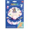 Legami - Tatuaggi Temporanei per Bambini, Tema Mermaid, Lavabili, Resistenti a Sudore e Acqua, con Dettagli Glitter, facili da Applicare, Delicati sulla Pelle, Dermatologicamente Testati