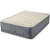 Intex 64926ND DuraBeam PremAire II Materasso Gonfiabile Matrimoniale Fiber-Tech 152x203x46 cm Pompa Integrata Porta USB 272 Kg colore Grigio