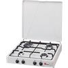 CF Parker 542GPS Fornello a gas 4 fuochi 5950 W accensione manuale poggiapentole smaltati colore Bianco