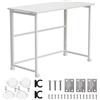 Maclean MC-1250 W - Scrivania portatile pieghevole, 100 x 50 cm, struttura in acciaio, portata 50 kg, scrivania da lavoro, ufficio, tavolo su ruote