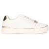 LIU-JO Kiki 01 Sneaker In Pelle Bianco Oro - Donna - Bianco Oro
