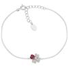 Amen Bracciale con Charms Fissi Donna Argento 925 Gioiello Classico cod. BRQUBR