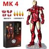 Marvel action figure Marvel IRON MAN Mark IV MK4 Iron Man 2 ZD Toys