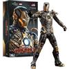 Marvel Iron Man Figure ZD Legends MK41 MK47 MK24 MK35 Iron Patriot 1/10 PVC 22cm