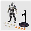 Marvel Iron Man Figure ZD Legends MK41 MK47 MK24 MK35 Iron Patriot 1/10 PVC 22cm