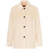 Max Mara Studio Giacca in velluto a coste di cotone panna