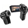 Plyisty Videocamera 8K con WiFi e Doppio Obiettivo, Videocamera Portatile da 75 MP con Zoom Digitale 16X, Schermo Ruotabile da 3, Telecomando, per Viaggi di Registrazione di