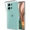 USLIM ULTRA SLIM CUSTODIA TPU SILICONE 0,3MM COVER CASE PER MOTOROLA MOTO G75 TRASPARENTE