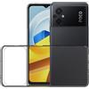 USLIM ULTRA SLIM CUSTODIA TPU SILICONE 0,3MM COVER CASE PER POCO M5 TRASPARENTE