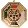 GALPADA Specchio Bagua Feng Shui in Rame Oro Energia Positiva e Brillantezza Duratura, Decorazione Tradizionale Cinese per Casa ed Ingressi Eleganti
